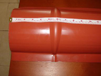 Roll formed angle tile